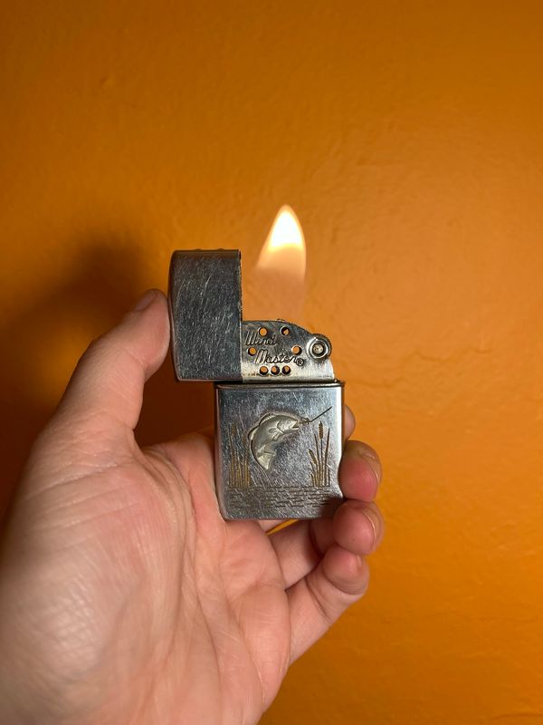 Fishing Relief &amp; Emblem Production Service Inc CO Wind Master Lighter