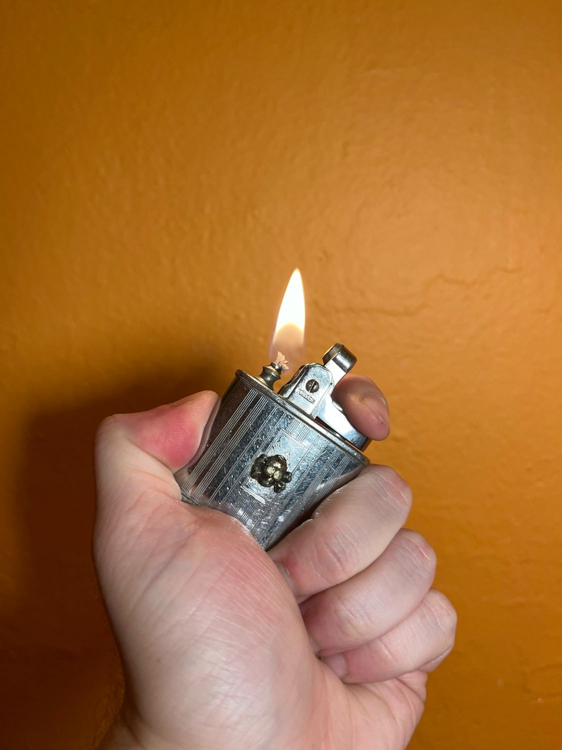 Ronson Standard Tiny Jolly Roger Lighter