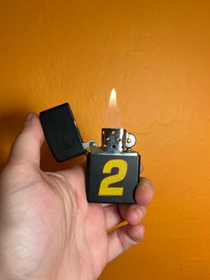 Racing Font 2 Flip Top Lighter