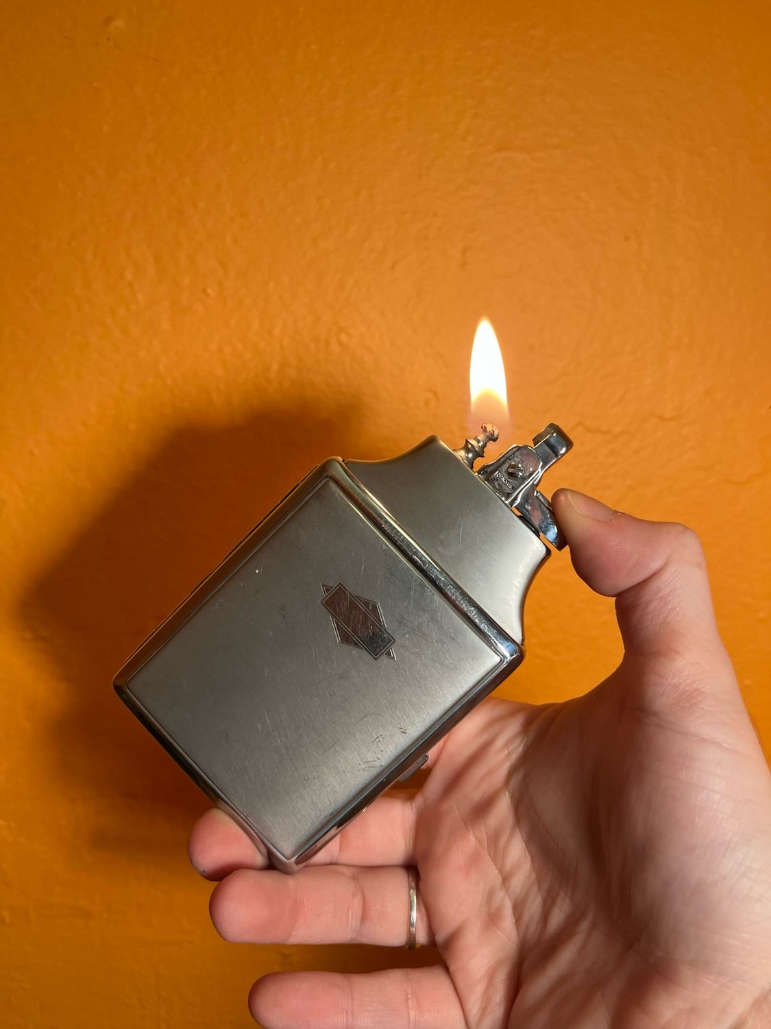 Finicky Ronson Mastercase Cigarette Case Lighter