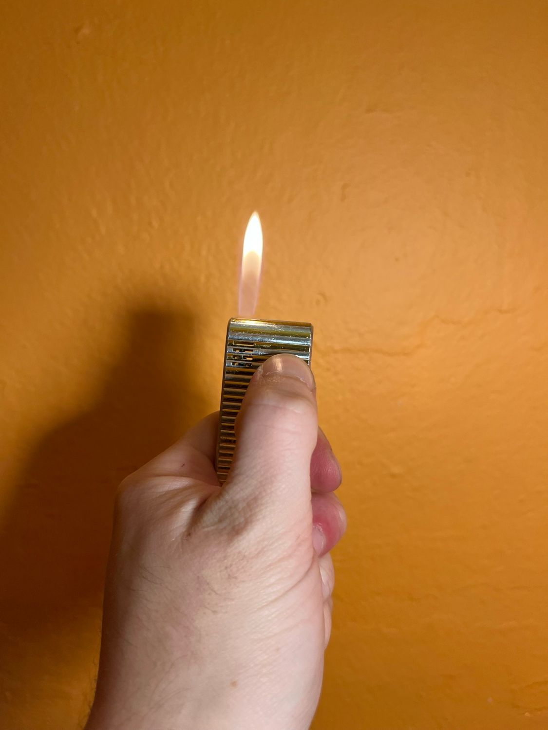 Slide Up Button Butane Lighter