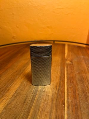 Silver Flip Top Mini BIC Lighter Cover
