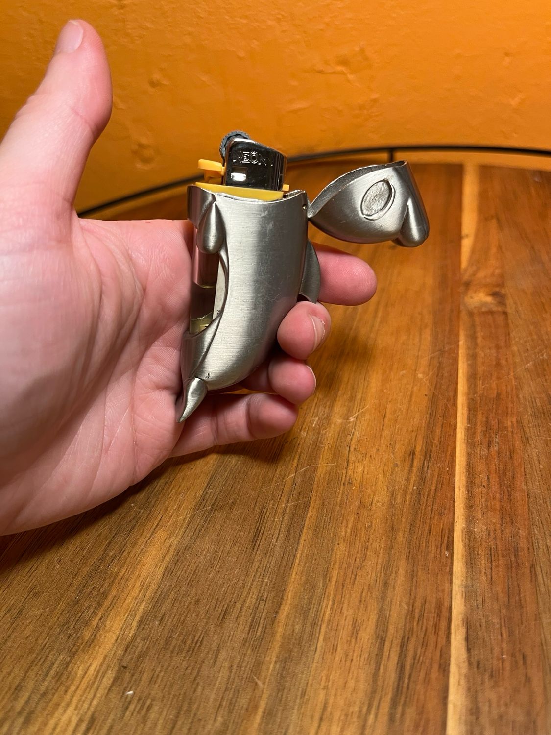 Dolphin Flip Top Disposable Lighter Cover