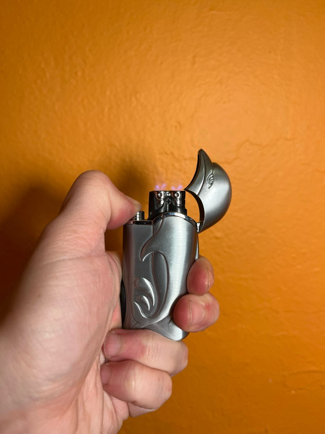Dolphin Torch With Flashlight Lighter