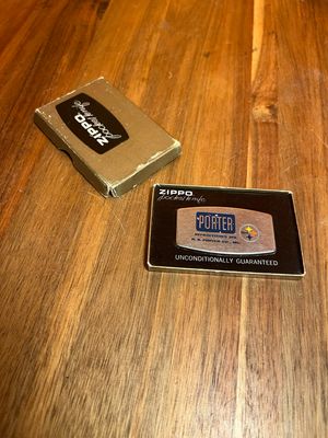 Porter Steel Refractories Zippo Brand Folding Knife