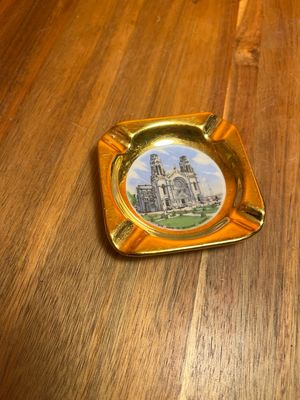 Ste Anne De Beaupré Quebec West German Made Souvenir Ashtray
