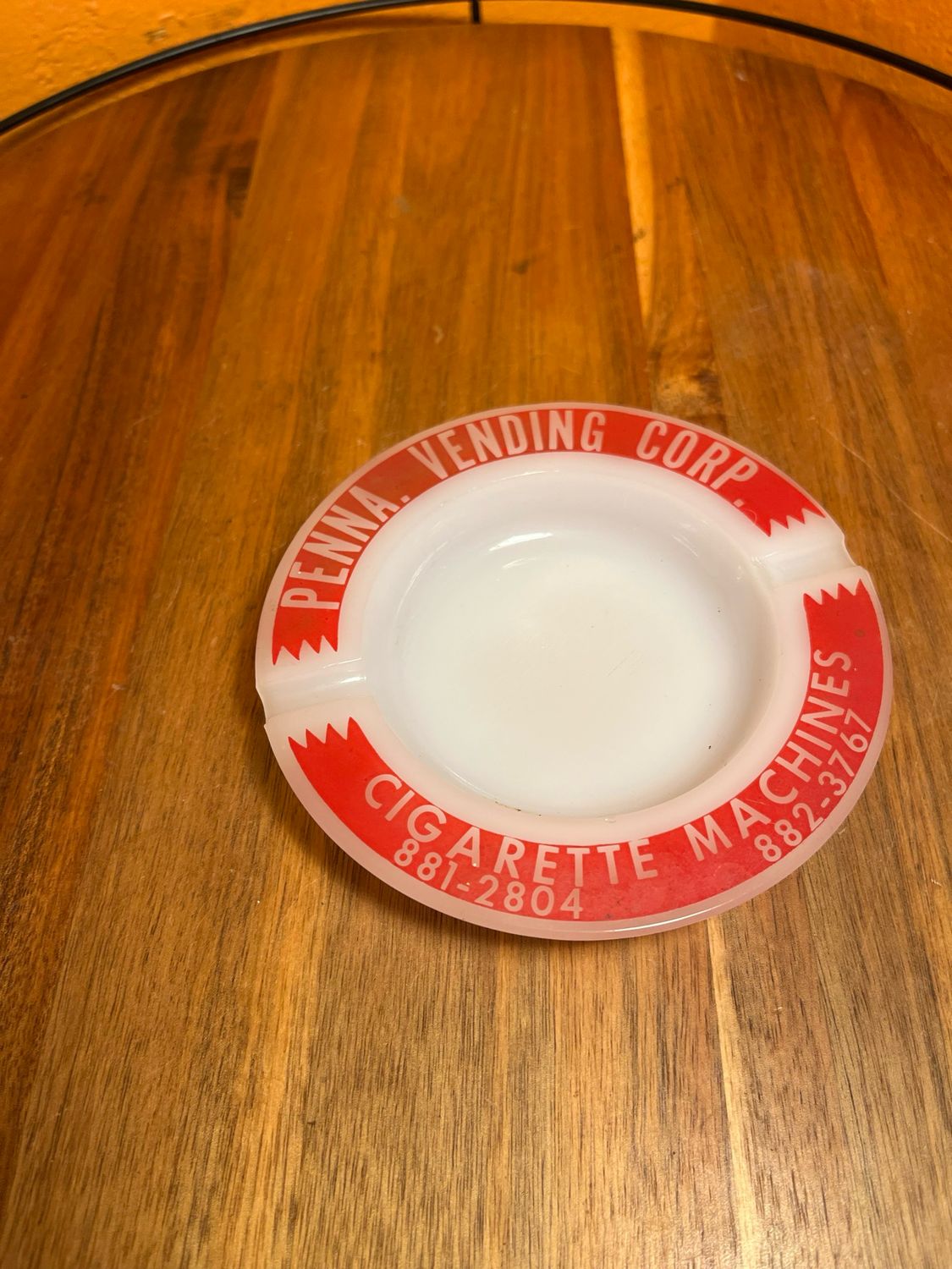 Penna Vending Corp Cigarette Machines Ashtray