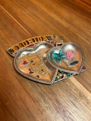 Florida Souvenir Metal Ashtray