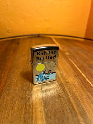 1997 Bait The Big One Zippo Lighter