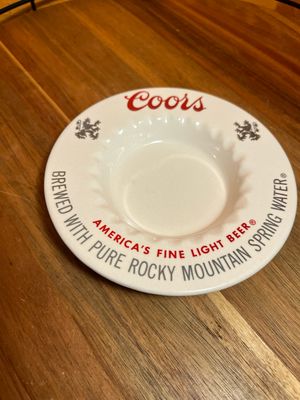 Coors Ceramic Ashtray