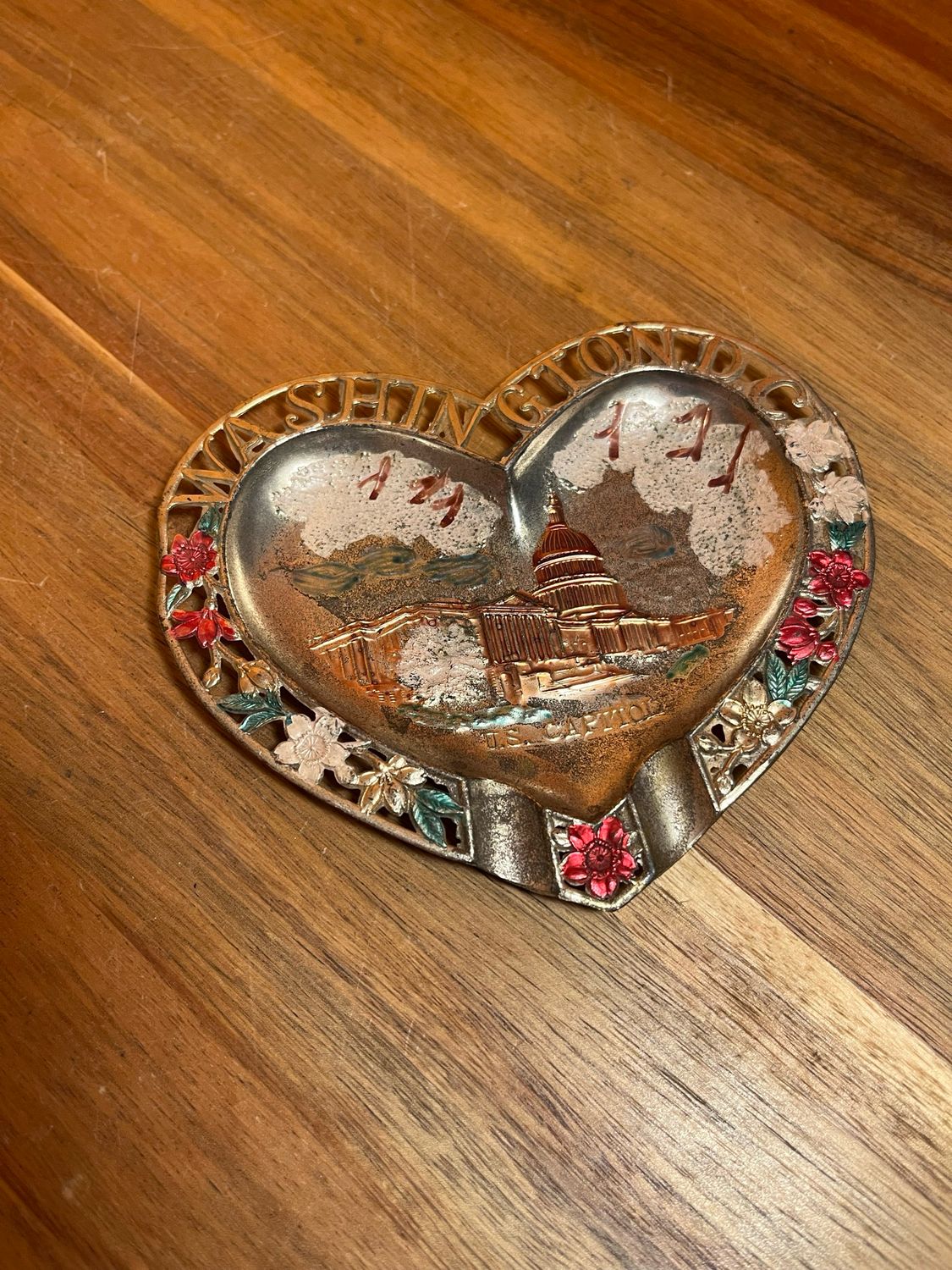 Washington DC Souvenir Metal Ashtray