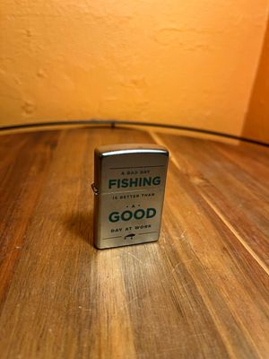 2014 A Bad Day Fishing Is Better Than A Good Day At Work Zippo Lighter