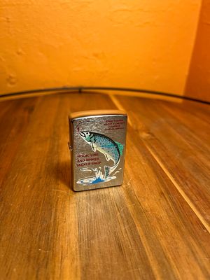 1997 Hook Line &amp; Sinker Tackle Shop Zippo Lighter