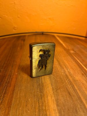 1994 Brass Marlboro Cowboy Bucking Bronco Zippo Lighter