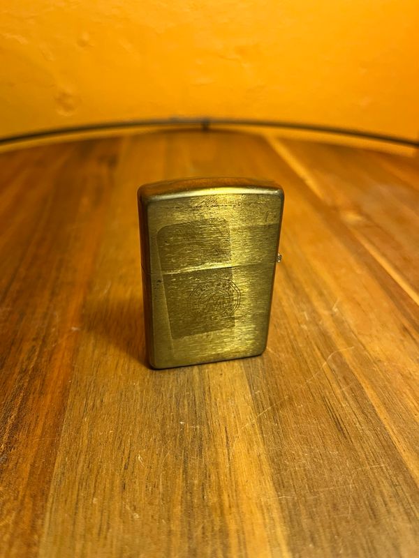 1994 Brass Marlboro Cowboy Bucking Bronco Zippo Lighter
