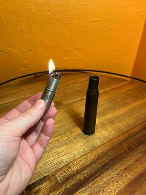 .50 Cal Ammo Table Lighter