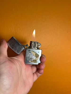 Faded Fish Flip Top Lighter