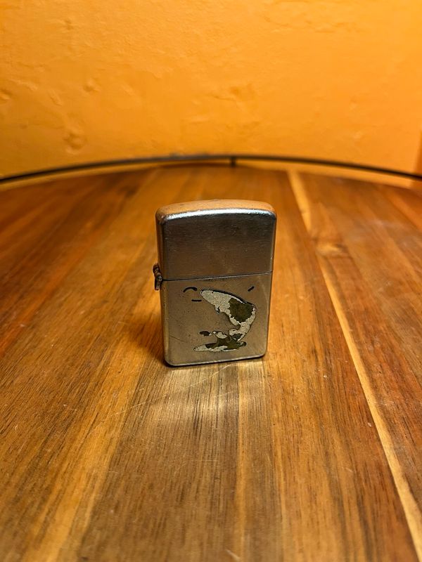 Faded Fish Flip Top Lighter