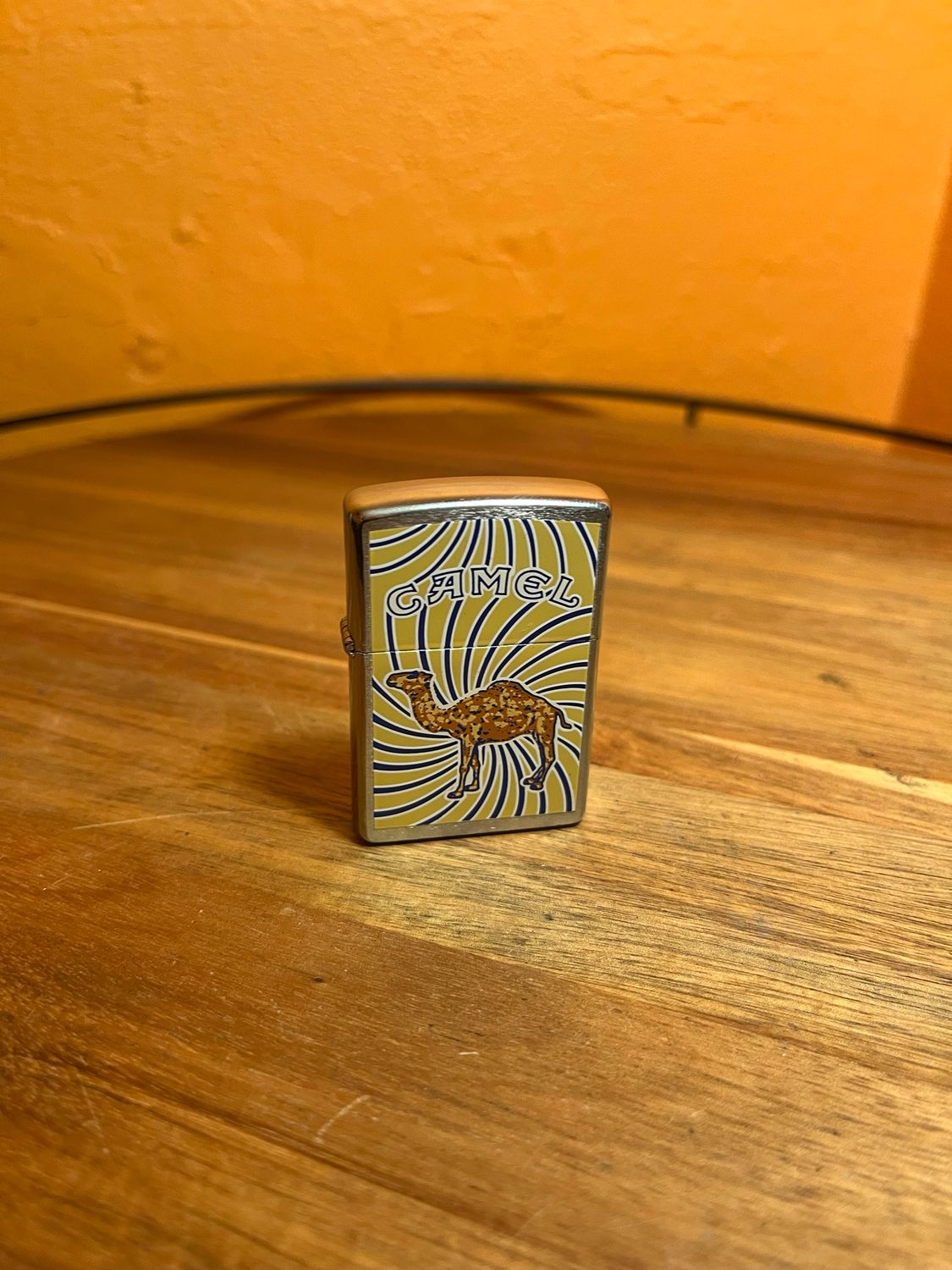 1998 Z 457 Camel Yellow Spiral Zippo Lighter