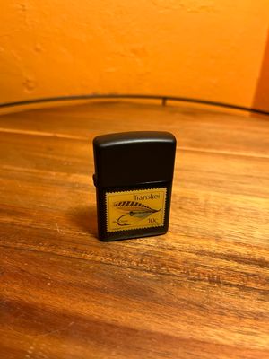 Transkei Blue Charm Fishing Lure Zippo Lighter