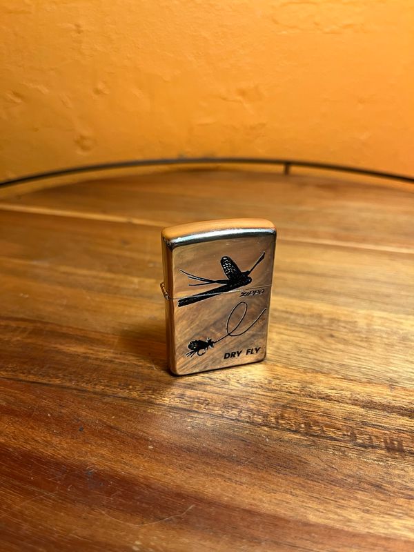 2000 Dry Fly Silver Plated Zippo Lighter