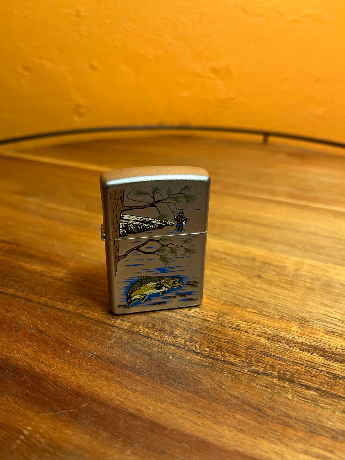 2001 Trout Fishing Stream Zippo Lighter