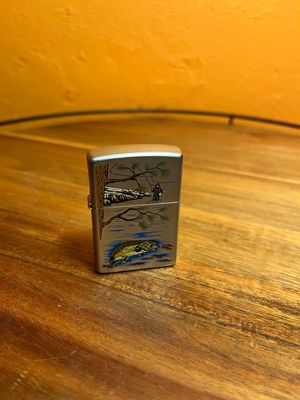 2001 Trout Fishing Stream Zippo Lighter