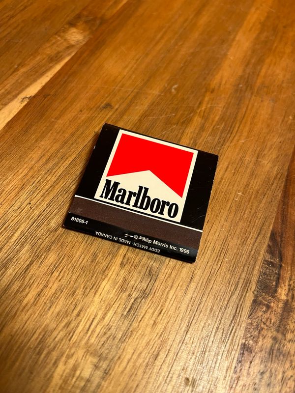 Marlboro Cowboy Matchbook