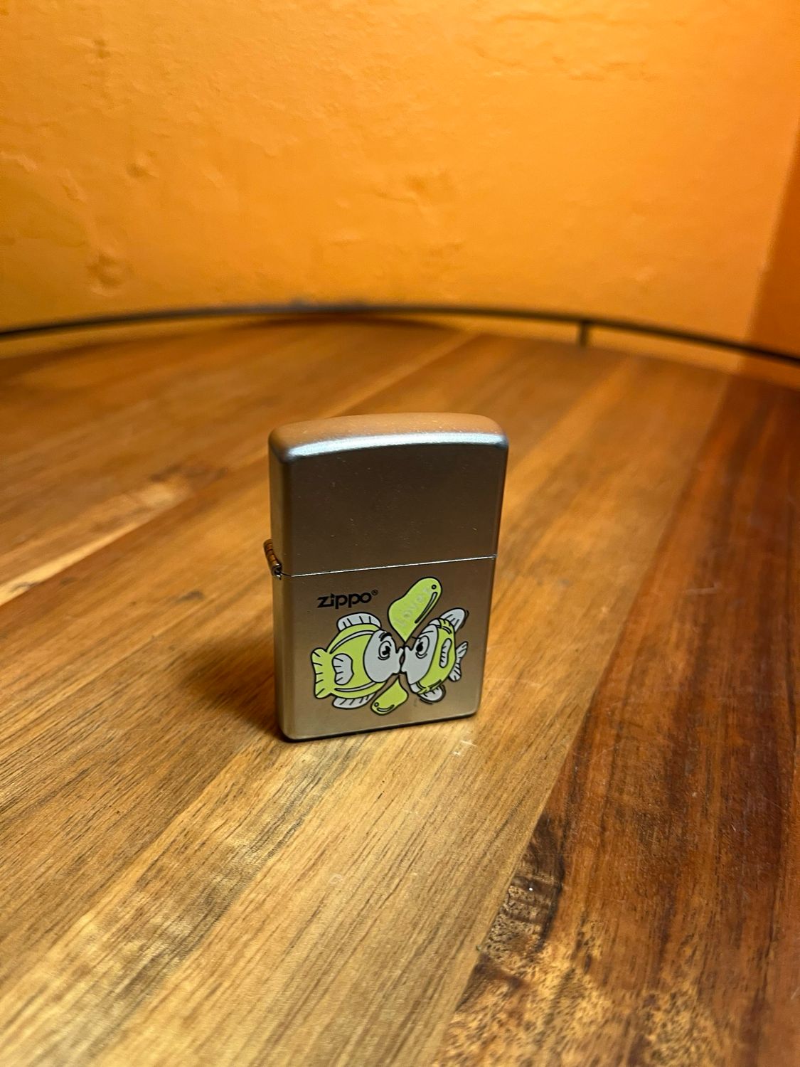 2000 Lovers Dayglo Fish Zippo Lighter