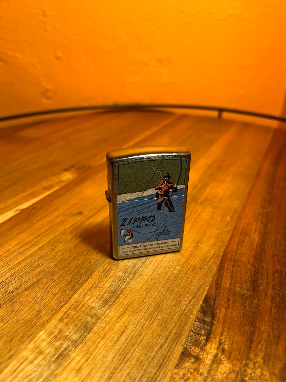 2022 Zippo Fishing Vintage Ad Style Lighter