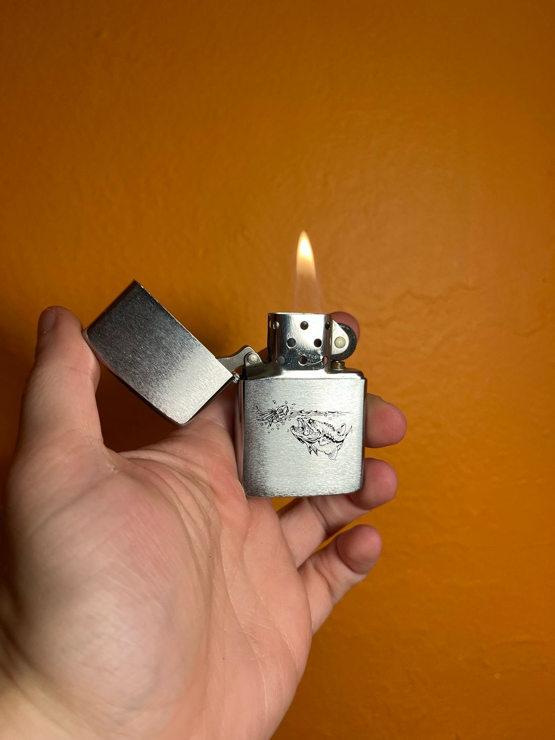 1987 Fly Fishing Zippo Lighter