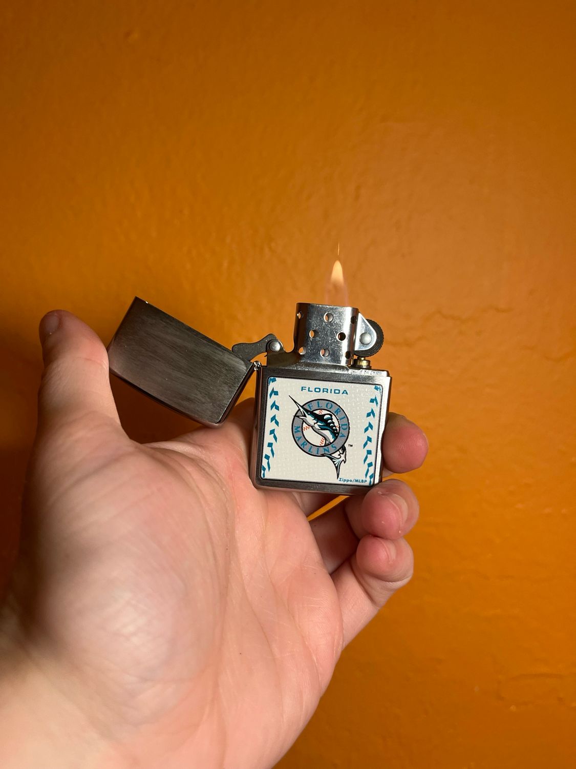 2011 Florida Marlins MLBP Zippo Lighter
