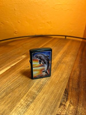 2022 Mazzi Dolphin Sunset Zippo Lighter