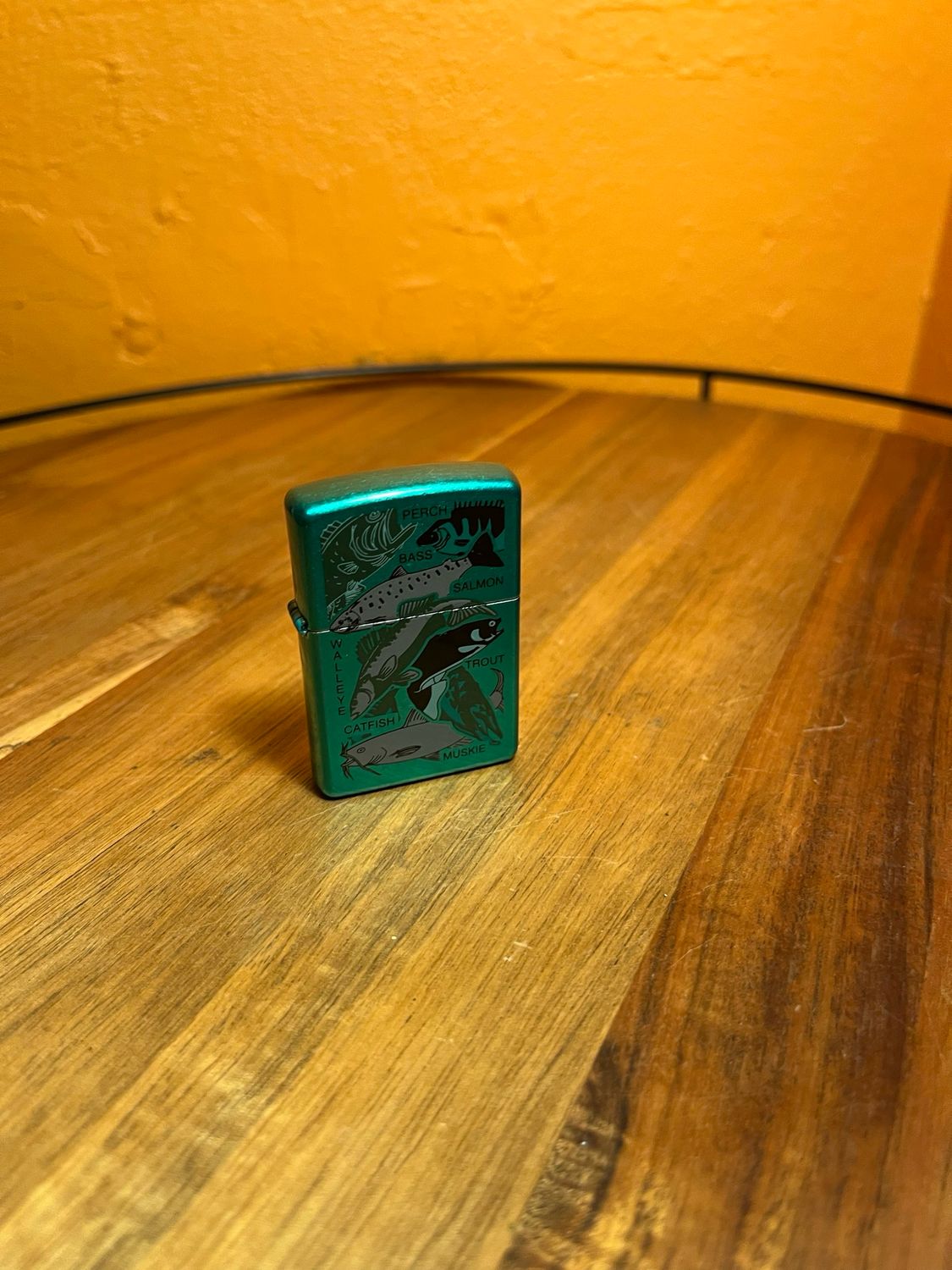 2006 Green Game Fish Zippo Lighter