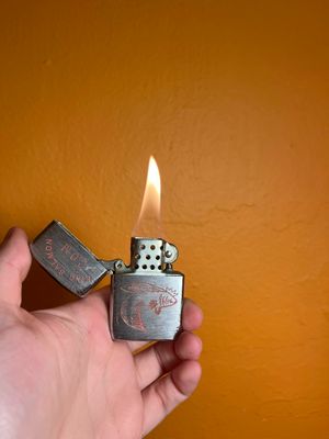 King Salmon COM Flip Top Lighter