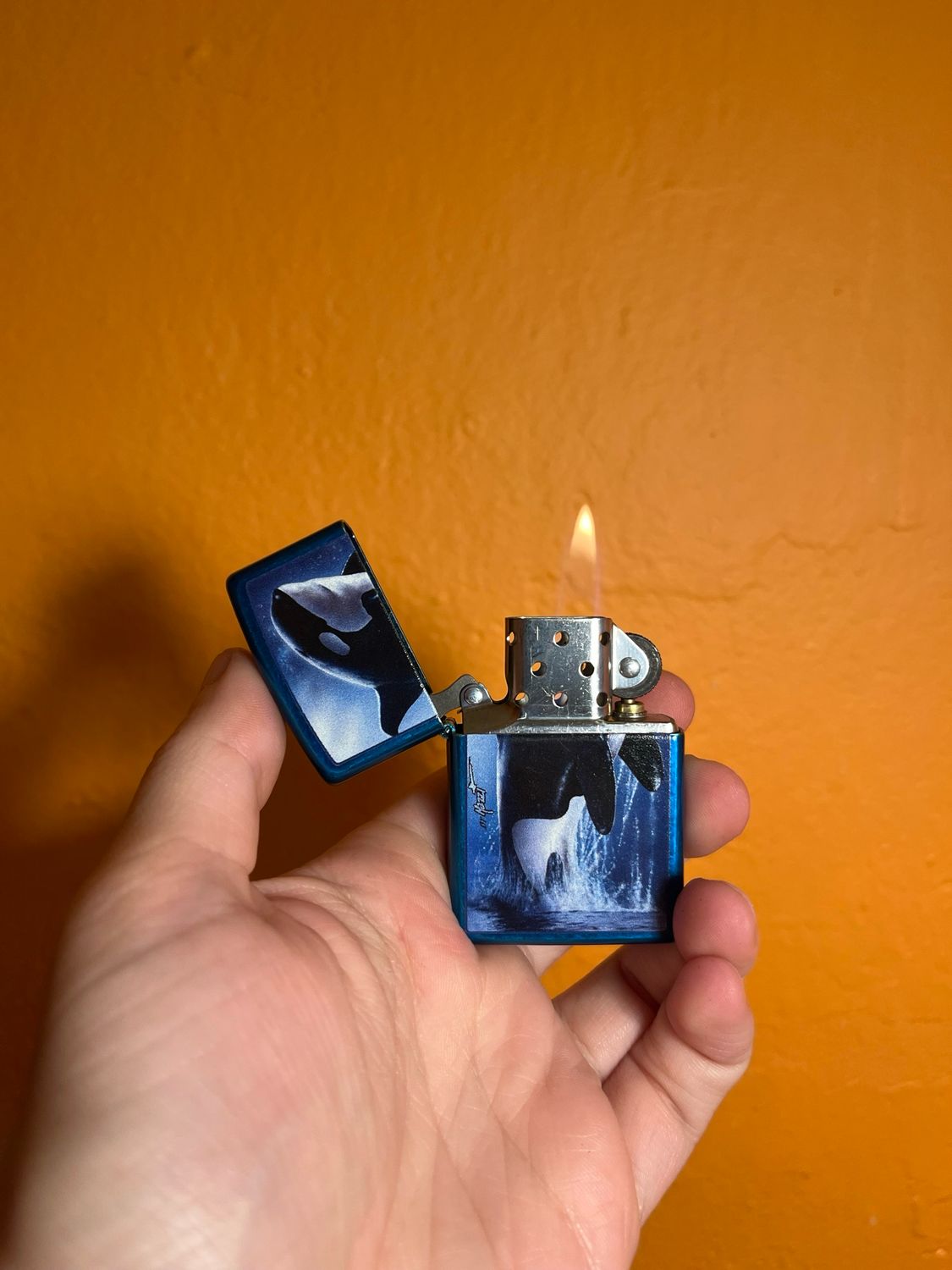 2019 Orca Killer Whale By Mazzi Zippo Lighter