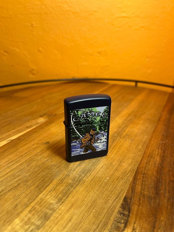 1996 Smokin Joe Camel Fishing Zippo Lighter