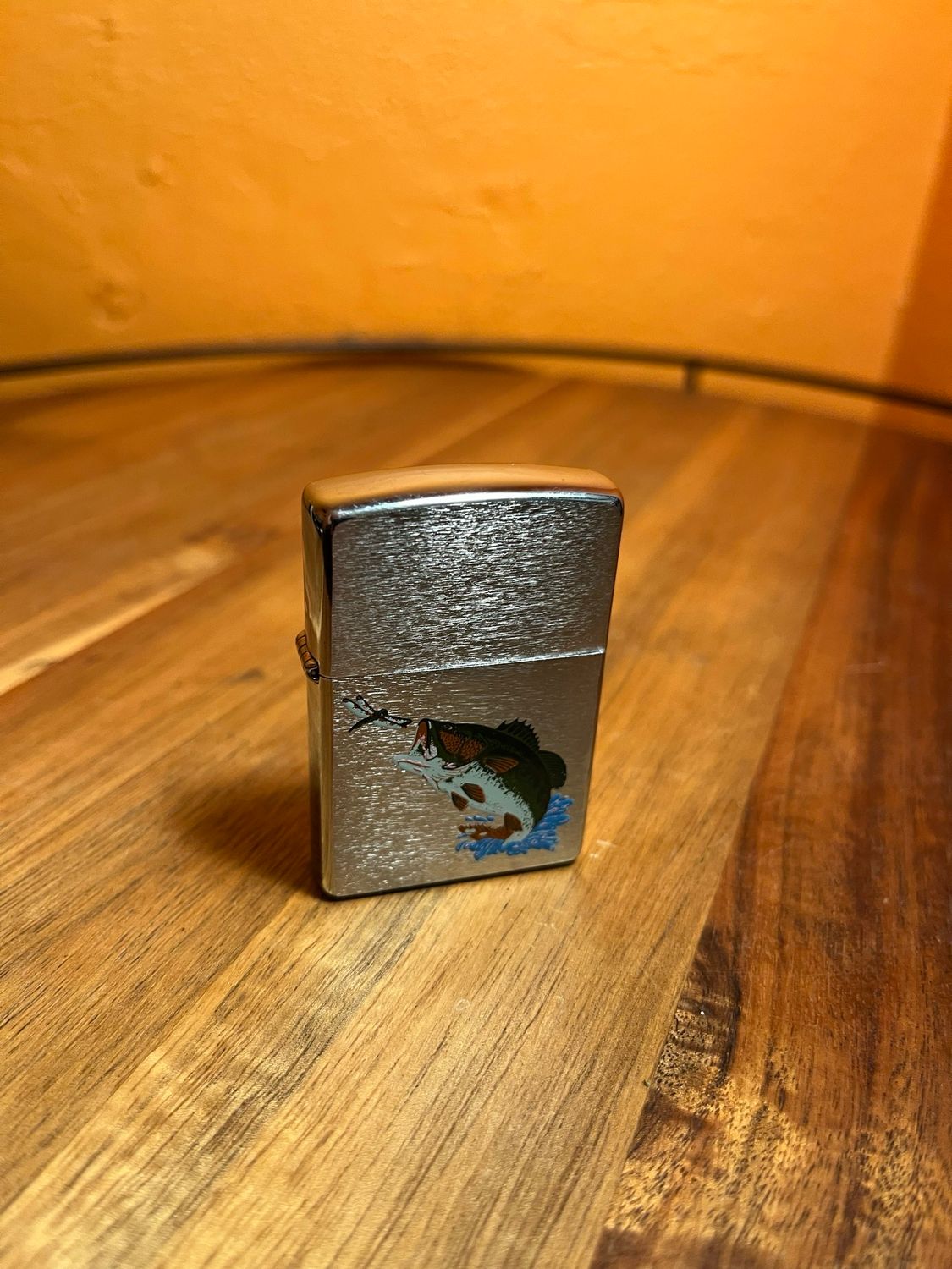 1997 Bass Eating Dragonfly Zippo Lighter