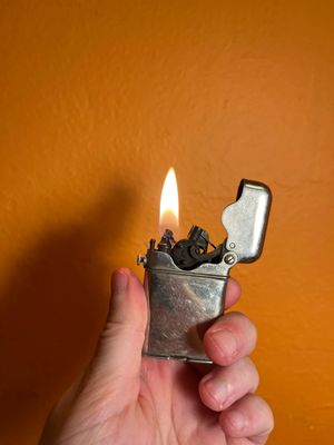Thorens New York Swiss Made Nickel Silver Lighter