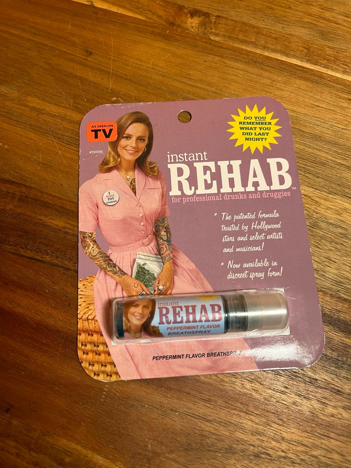 Instant Rehab Novelty Breath Spray