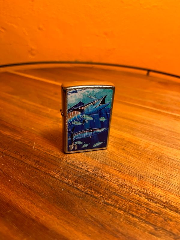 2010 Guy Harvey Blue Water Fish Zippo Lighter