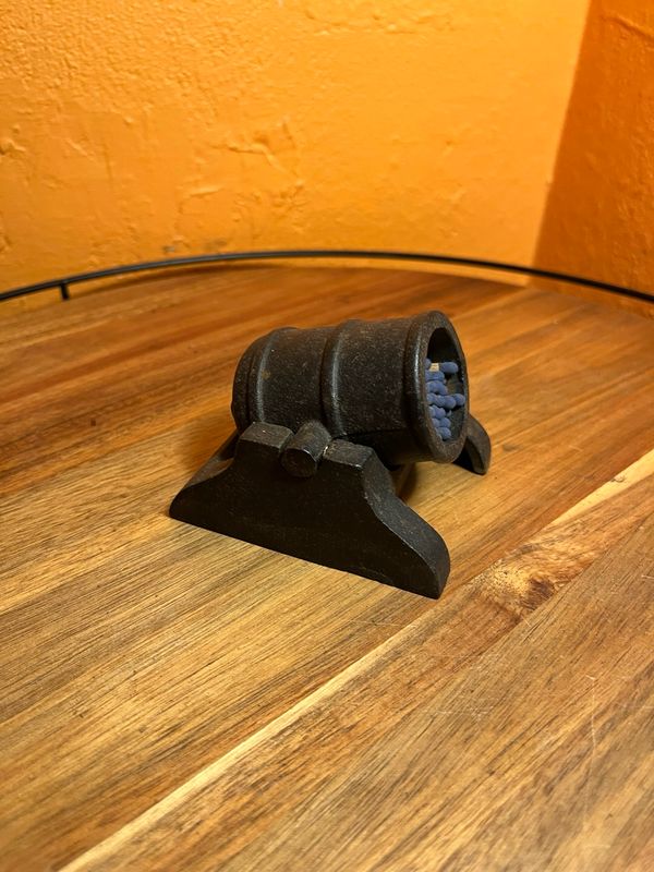 Iron Cannon Match Holder