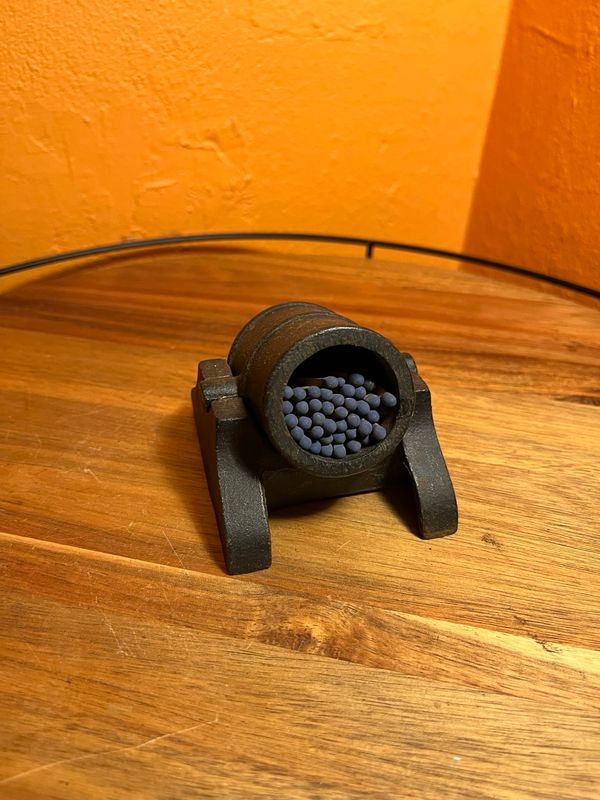 Iron Cannon Match Holder
