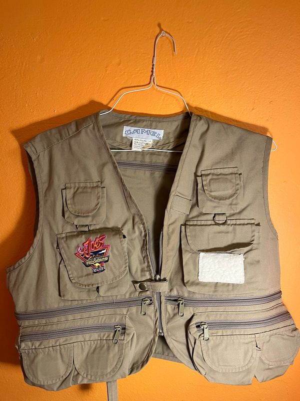 S Small Smokin Joe Camel Fish &amp; Game Fishing Vest