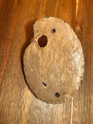 Tree Bark Hanging Match Holder