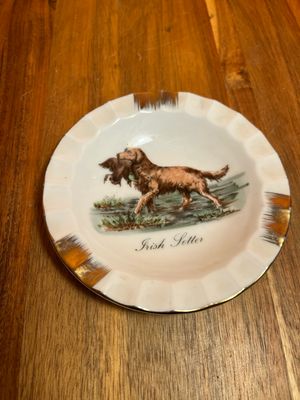 Irish Setter Hunting Dog Ashtray