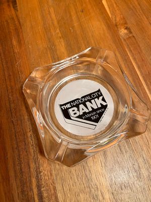 National City Bank Of Marion Ashtray