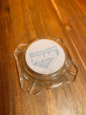 National City Bank Of Marion Ashtray