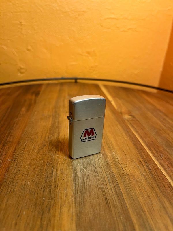 Marathon Slim Flip Top Lighter