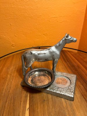 Horse Ashtray With Two Inserts